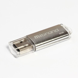 USB флеш накопичувач Mibrand 32GB Cougar Silver USB 2.0 (MI2.0/CU32P1S) фото 1