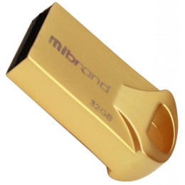 USB флеш накопитель Mibrand 32GB Hawk Gold USB 2.0 (MI2.0/HA32M1G) фото 1