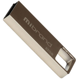 USB флеш накопитель Mibrand 32GB Shark Silver USB 2.0 (MI2.0/SH32U4S) фото 1