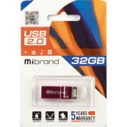 USB флеш накопичувач Mibrand 32GB Сhameleon Pink USB 2.0 (MI2.0/CH32U6P) фото 2