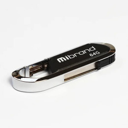 USB флеш накопичувач Mibrand 64GB Aligator Black USB 2.0 (MI2.0/AL64U7B) фото 1