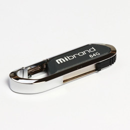USB флеш накопичувач Mibrand 64GB Aligator Grey USB 2.0 (MI2.0/AL64U7G) фото 1