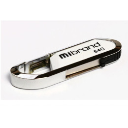USB флеш накопичувач Mibrand 64GB Aligator White USB 2.0 (MI2.0/AL64U7W) фото 1