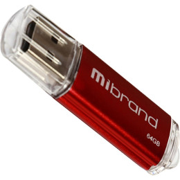 USB флеш накопичувач Mibrand 64GB Cougar Red USB 2.0 (MI2.0/CU64P1R) фото 1
