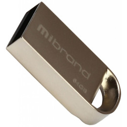 USB флеш накопичувач Mibrand 64GB lynx Silver USB 2.0 (MI2.0/LY64M2S) фото 1