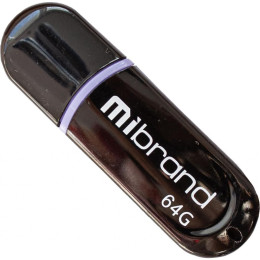 USB флеш накопичувач Mibrand 64GB Panther Black USB 2.0 (MI2.0/PA64P2B) фото 1