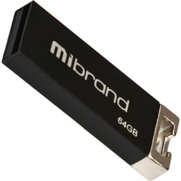 USB флеш накопичувач Mibrand 64GB Сhameleon Black USB 2.0 (MI2.0/CH64U6B) фото 1