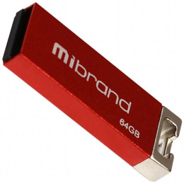 USB флеш накопичувач Mibrand 64GB Сhameleon Red USB 2.0 (MI2.0/CH64U6R) фото 1