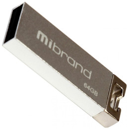 USB флеш накопичувач Mibrand 64GB Сhameleon Silver USB 2.0 (MI2.0/CH64U6S) фото 1