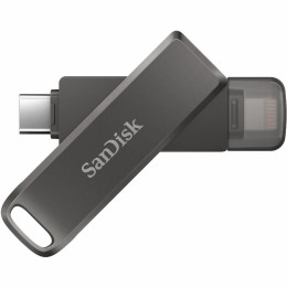USB флеш накопитель SanDisk 128GB iXpand Drive Luxe Type-C /Lightning (SDIX70N-128G-GN6NE) фото 2