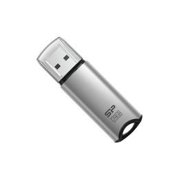 USB флеш накопитель Silicon Power USB 128G SILICON POWER usb3.2 Marvel M02 Aluminum Silver (SP128GBU фото 1