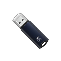 USB флеш накопичувач Silicon Power USB 128GB SILICON POWER usb3.2 Marvel M02 Aluminum Blue (SP128GBUF фото 1
