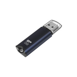 USB флеш накопичувач Silicon Power USB 128GB SILICON POWER usb3.2 Marvel M02 Aluminum Blue (SP128GBUF фото 2