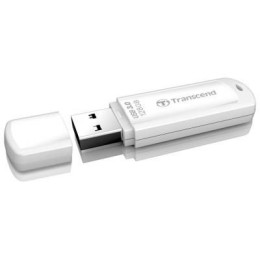 USB флеш накопичувач Transcend 128GB JetFlash 730 White USB 3.0 (TS128GJF730) фото 1