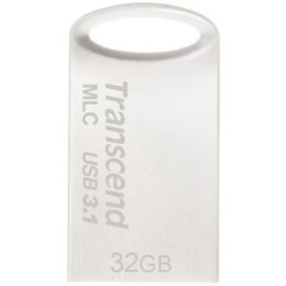USB флеш накопичувач Transcend 32GB JetFlash 720 Silver Plating USB 3.1 (TS32GJF720S) фото 1