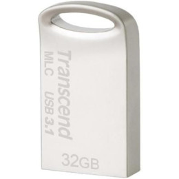 USB флеш накопичувач Transcend 32GB JetFlash 720 Silver Plating USB 3.1 (TS32GJF720S) фото 2