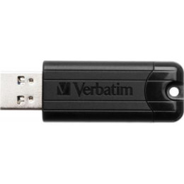USB флеш накопичувач Verbatim 128GB PinStripe Black USB 3.0 (49319) фото 2