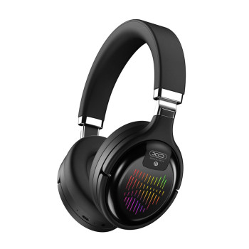 Беспроводные Bluetooth наушники XO BE18 с RGB подсветкой Black (BE18) фото 6