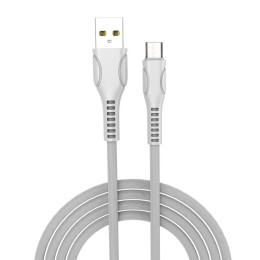 Дата кабель ColorWay USB 2.0 AM to Micro 5P 1.0m line-drawing white (CW-CBUM028-WH) фото 1