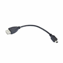 Дата кабель OTG USB 2.0 AF to Mini 5P 0.15m Cablexpert (A-OTG-AFBM-002) фото 1