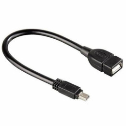 Дата кабель OTG USB 2.0 AF to Mini 5P 0.1m Atcom (12822) фото 1