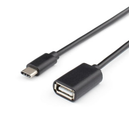Дата кабель OTG USB 2.0 AF to Type-C 0.1m Atcom (14716) фото 2