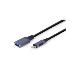Дата кабель OTG USB 3.0 AF to Type-C 0.15m Cablexpert (A-USB3C-OTGAF-01) фото 1