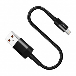 Дата кабель USB 2.0 AM to Lightning 0.2m Grand-X (FM-20L) фото 1