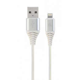 Дата кабель USB 2.0 AM to Lightning 1.0m Cablexpert (CC-USB2B-AMLM-1M-BW2) фото 1