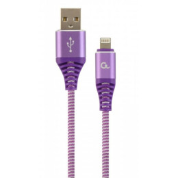 Дата кабель USB 2.0 AM to Lightning 1.0m Cablexpert (CC-USB2B-AMLM-1M-PW) фото 1