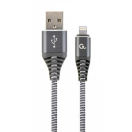 Дата кабель USB 2.0 AM to Lightning 1.0m Cablexpert (CC-USB2B-AMLM-1M-WB2) фото 1