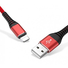 Дата кабель USB 2.0 AM to Lightning 1.0m Flexible MFI Extradigital (KBU1758) фото 1
