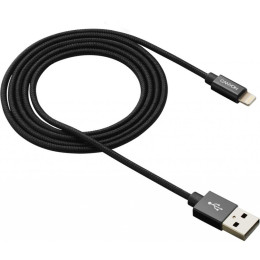 Дата кабель USB 2.0 AM to Lightning 1.0m MFI Black Canyon (CNS-MFIC3B) фото 1