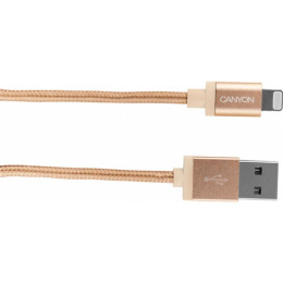 Дата кабелю USB 2.0 AM to Lightning 1.0m MFI Golden Canyon (CNS-MFIC3GO) фото 2