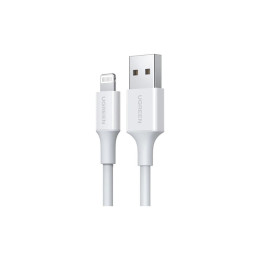 Дата кабель USB 2.0 AM to Lightning 1.0m US155 MFI White Ugreen (US155/20728) фото 1