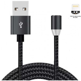 Дата кабель USB 2.0 AM to Lightning 1.2m Magneto black XoKo (SC-355i MGNT-BK) фото 1