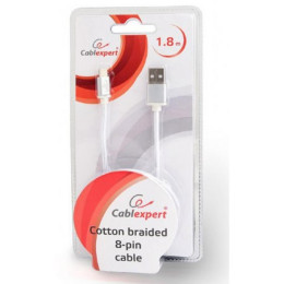 Дата кабель USB 2.0 AM to Lightning 1.8m Cablexpert (CCB-mUSB2B-AMLM-6-S) фото 2