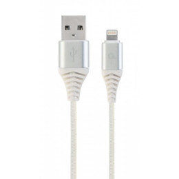 Дата кабель USB 2.0 AM to Lightning 2.0m Cablexpert (CC-USB2B-AMLM-2M-WB2) фото 1