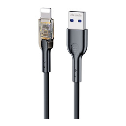 Дата кабель USB 2.0 AM to Lightning PD-B94i 2.4A Proda (PD-B94i-BK) фото 2