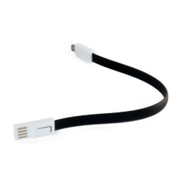 Дата кабель USB 2.0 AM to Micro 5P 0.18m black Extradigital (KBU1786) фото 2