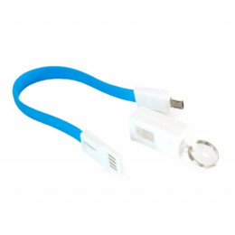 Дата кабель USB 2.0 AM to Micro 5P 0.18m blue Extradigital (KBU1785) фото 2