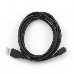 Дата кабель USB 2.0 AM to Micro 5P 0.1m Cablexpert (CCP-mUSB2-AMBM-0.1M) фото 1