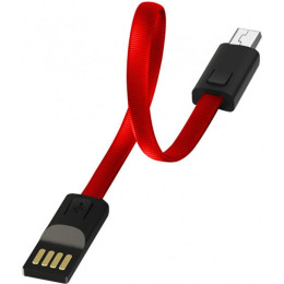 Дата кабель USB 2.0 AM to Micro 5P 0.22m red ColorWay (CW-CBUM022-RD) фото 1