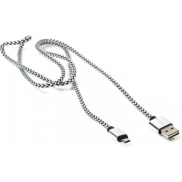 Дата кабель USB 2.0 AM to Micro 5P 1.0m PowerPlant (CA910212) фото 1