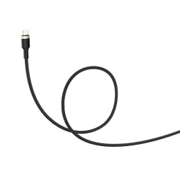 Дата кабель USB 2.0 AM to Micro 5P 1.0m spiral black ColorWay (CW-CBUM051-BK) фото 2