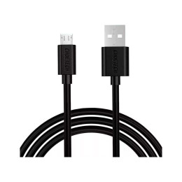 Дата кабель USB 2.0 AM to Micro 5P 1.2m 2.4A PVC Choetech (AB003) фото 1