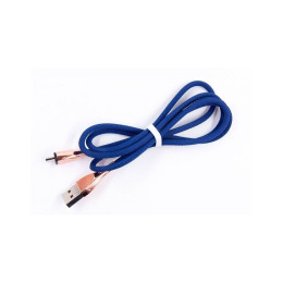 Дата кабель USB 2.0 AM to Micro 5P 1.5m blue Dengos (NTK-M-DL-SET-BLUE) фото 1