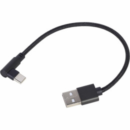 Дата кабель USB 2.0 AM to Type-C 0.2m corner Cablexpert (CC-USB2-AMCML-0.2M) фото 2