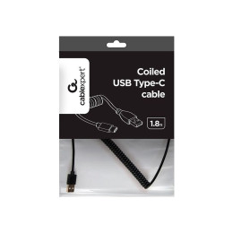 Дата кабель USB 2.0 AM to Type-C 0.6m Cablexpert (CC-USB2C-AMCM-6) фото 2