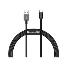 Дата кабель USB 2.0 AM to Type-C 1.0m 3A Black Baseus (CATYS-01) фото 1